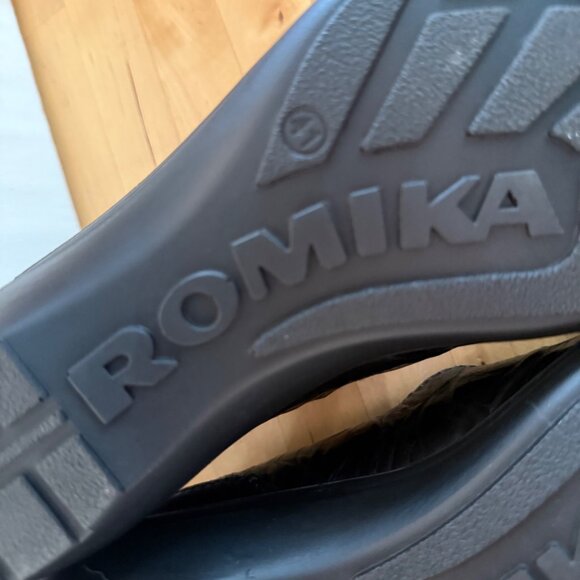 SIZE 10 41 Romika Cassie 50 Womens Black Leather Mary Jane Shoes - Picture 11 of 11